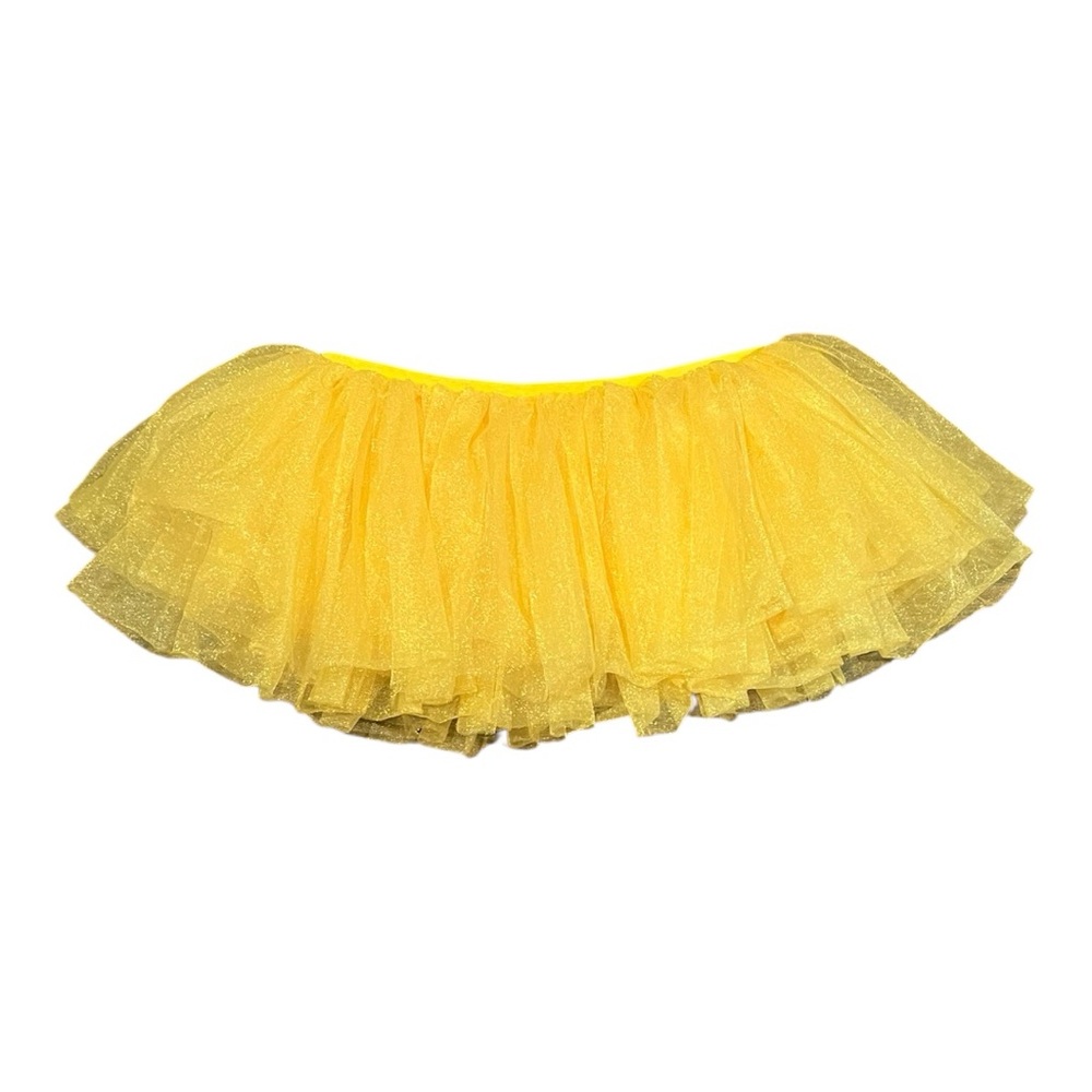 Amscam Adult One‎ Size Yellow Tutu 10" Elastic Waist Costume Ballerina